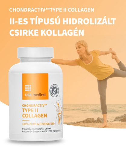 Usa medical Csirke kollagén (II-es típusú) ChondrActiv™ kapszula 90 db