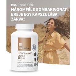   Usa medical Gomba-trió kapszula – Reishi, Chaga és Lion’s Mane 60 db