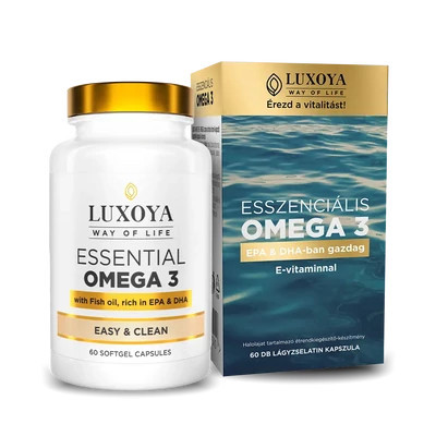 LUXOYA - ESSENTIAL OMEGA 3 - EASY & CLEAN - KÖNNYŰ & TISZTA - 60 db