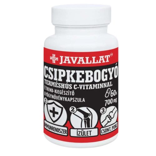 JAVALLAT Csipkebogyó Terméshús kapszula 60 db 
