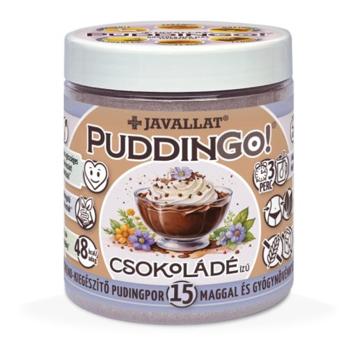 PuddinGo!® Csokoládé ízű étrend-kiegészítő pudingpor
