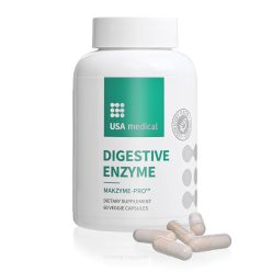   USA medical Emésztőenzim keverék kapszula DIGESTIVE ENZYME – 60 db