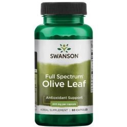 Swanson Olive Leaf (Oliva levél) 400mg 60 kapszula