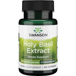   Swanson Holy Basil Extract 400mg (Szent bazsalikom - Tulsi) 60 kapszula