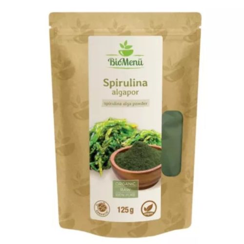 BIO Spirulina alga por 125g BioMenü