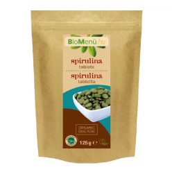 BIO Spirulina alga tabletta 125g BioMenü