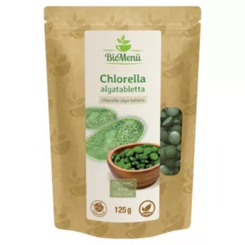 BIO Chlorella alga tabletta 125g BioMenü
